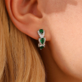 Red Charming Heart-Shaped Dangle Earrings