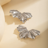 Casual Bohemian Gold Dangle Cute Metal Flower Earrings