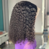 Lace Frontal Human Hair Curly Wigs