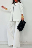 Green Turtleneck Long Sleeve Zipper Jackets And Wide Leg Sweatpants Casual Sportwear Two Pieces Trousers Sets