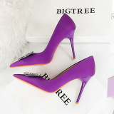Women's Rhinestone Decor High Heels