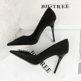 Women's Rhinestone Decor High Heels