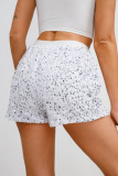 Black Sequins High Waist Night Club Party Evening Shorts