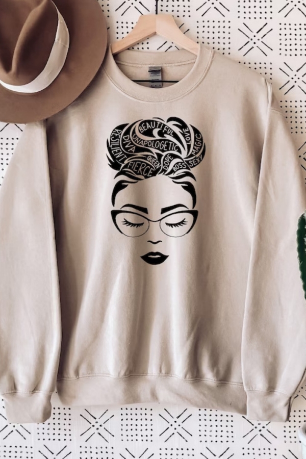 Light Blue O Neck Long Sleeve Casual  Fall Winter Sweatshirt