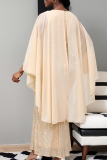 White Sequins O Neck Cape Sleeve Formal Evening Party Prom Bodycon Maxi Wedding Guest Dresses