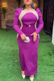 Green Beading Zipper O Neck Slit Plus Size Mother Of The Bride Wedding Guest Bodycon Maxi Dresses