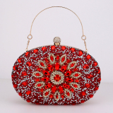 Blue Prom Colored Clutch Purse Diamonds Handbags