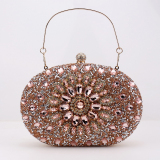 Blue Prom Colored Clutch Purse Diamonds Handbags