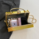 Golden Casual Chains Handbags Shoulder Bag