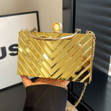 Golden Casual Chains Handbags Shoulder Bag