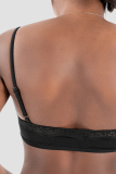 Brown Lace Bustiers Beautiful Back French Bra