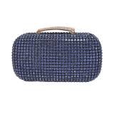 Silver Party Club Celebrities Solid Color Rhinestone Decor Sequined CrossBody Bags Handbags