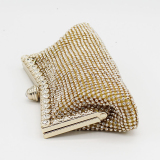 Black Party Club Celebrities Solid Color Rhinestone Decor Sequined Crossbody Bags Handbags