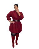 Black Sexy Solid O Neck Dresses