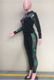 Camouflage adult Casual Fashion Print Camouflage Patchwork Two Piece Suits Leopard pencil Long Sleeve
