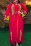 White Hot Drill Mandarin Collar Long Sleeve Longline Cardigan Muslim Dubai Robe And Maxi Dress Vacation Plus Size Two Pieces Dress Sets