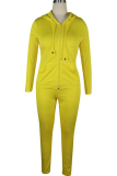 Fluorescent green Sexy Solid Patchwork Straight Long Sleeve