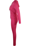Fluorescent green Sexy Solid Patchwork Straight Long Sleeve