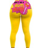 Green Sexy Print Skinny Bottoms