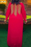 White Hot Drill Mandarin Collar Long Sleeve Longline Cardigan Muslim Dubai Robe And Maxi Dress Vacation Plus Size Two Pieces Dress Sets