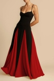 White Casual Backless Sleeveless Spaghetti Strap Long Formal Evening Party Flowy Maxi Slip Dresses