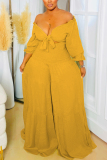 Black V Neck Half Sleeve Belted Crop Tops And Wide Leg Pants Vacation Casual Two Pieces Trouser Sets