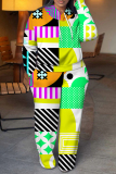 Purple Pink Graphics Print Long Sleeve Hooded Sweatshirt and Pant Casual Sportwear Plus Size Two Piece Jogger Set