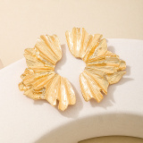 Glod Casual Bohemian Dangle Cute Metal Flower Earrings