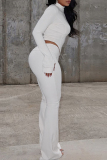 Black Zipper Collar Long Sleeve Irregular Crop Tops And Sweatpants Sportwear Casual Two Pieces Jogger Sets