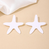 Yellow Colorful Star Beach Earrings