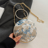 Red Single Shoulder Chain Crossbody Bags