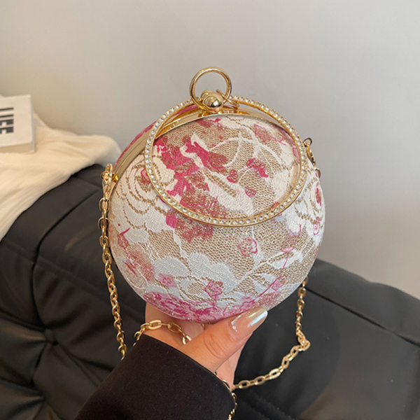 Red Single Shoulder Chain Crossbody Bags
