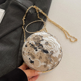 Red Single Shoulder Chain Crossbody Bags