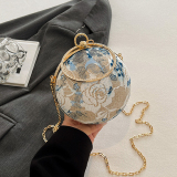 Red Single Shoulder Chain Crossbody Bags