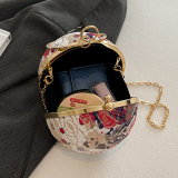 Red Single Shoulder Chain Crossbody Bags