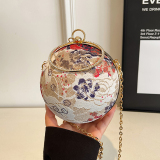 Red Single Shoulder Chain Crossbody Bags