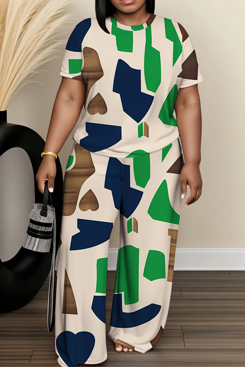 The Greii Blue Stripe Two Piece Set Top and Pants   30a main image 0