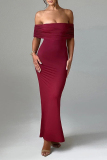 Black Backless Sleeveless Off Shoulder Formal Evening Party Prom Bodycon Maxi Dresses