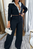 Black Zipper Hooded Long Sleeve Casual Crop Jackets Outerwear