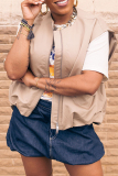 Casual Street Daily Solid Color Basic Mid Waist Regular Denim Skirts