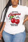 Casual Daily Print Basic O Neck T-Shirts