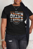 Casual Daily Print Basic O Neck T-Shirts