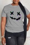 Casual Daily Print Basic O Neck T-Shirts