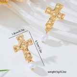 Casual Daily Pearls Decor Earrings