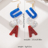 Casual Letters Earrings