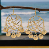Casual Vacation Solid Color Hollow Out Earrings