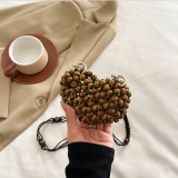 Daily Heart Shaped Hollow Out Beaded Bags