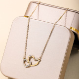 Casual Heart Shaped Chains Necklaces