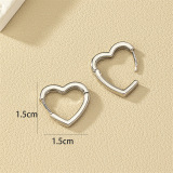 Daily Heart Shaped Hollow Out Earrings