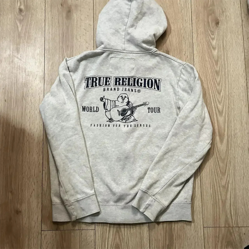 Casual Print Zipper Hooded Outerwear